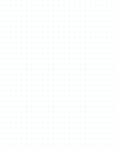 Metric Grid Paper (10mm) - Cyan with 4x4 Grid