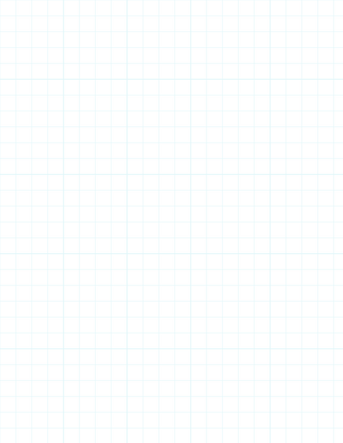 Metric Grid Paper (10mm) - Cyan with 5x5 Grid