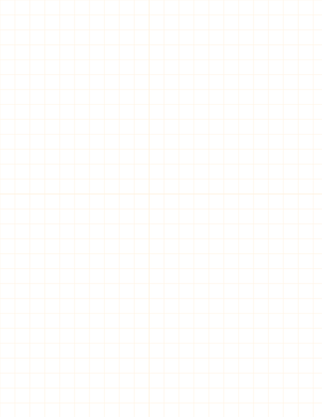 Metric Grid Paper (10mm) - Orange with 2x2 Quadrants