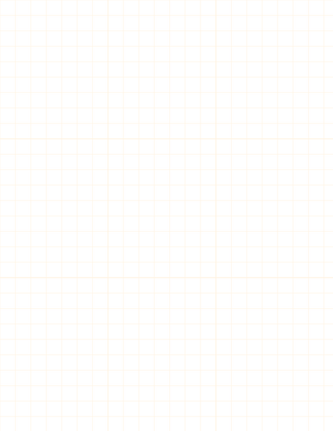 Metric Grid Paper (10mm) - Orange with 3x3 Grid