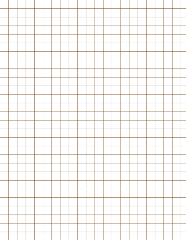 Metric Grid Paper (10mm) - Sepia Standard