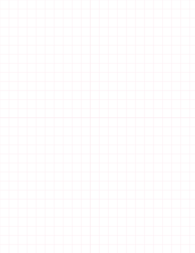 Metric Grid Paper (10mm) - Pink with 2x2 Quadrants