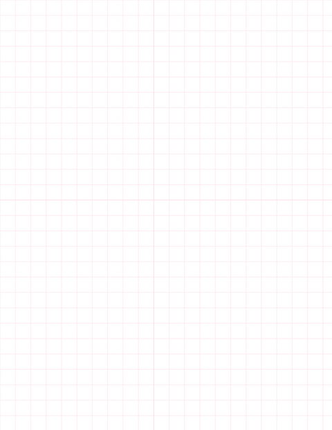 Metric Grid Paper (10mm) - Pink with 2x2 Quadrants