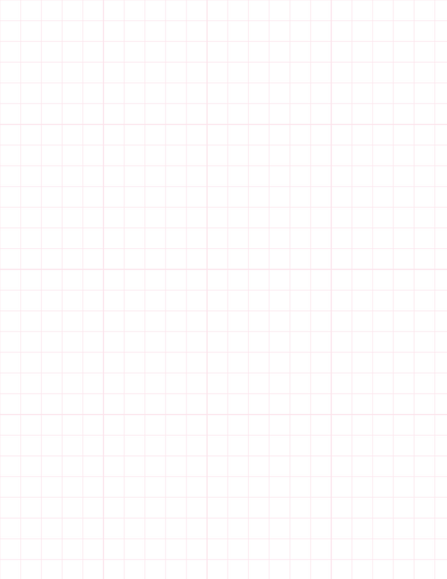 Metric Grid Paper (10mm) - Pink with 4x4 Grid