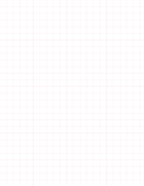 Metric Grid Paper (10mm) - Pink with 4x4 Grid