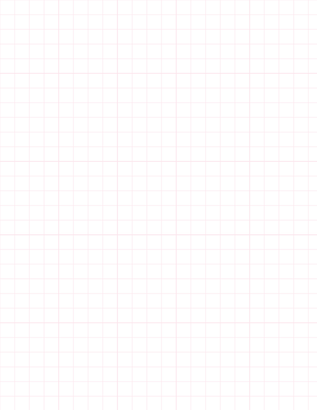 Metric Grid Paper (10mm) - Pink with 5x5 Grid