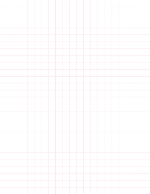 Metric Grid Paper (10mm) - Pink with 5x5 Grid