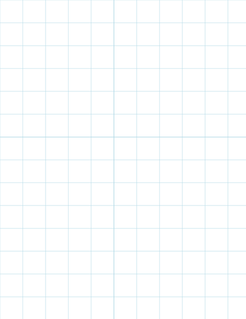 Metric Grid Paper (20mm) - Blue with 2x2 Quadrants