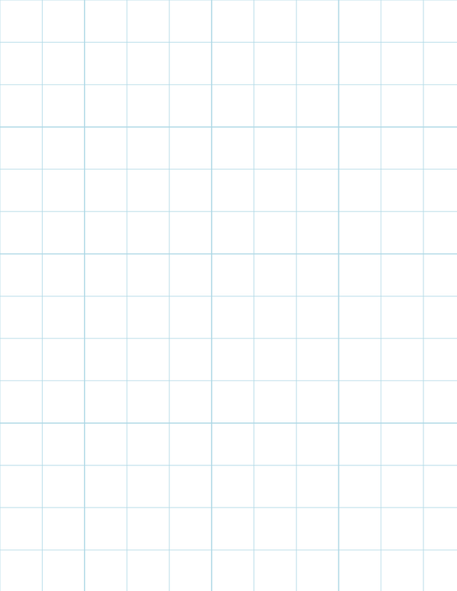Metric Grid Paper (20mm) - Blue with 4x4 Grid