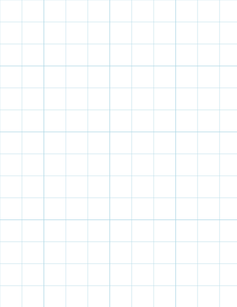 Metric Grid Paper (20mm) - Blue with 4x4 Grid