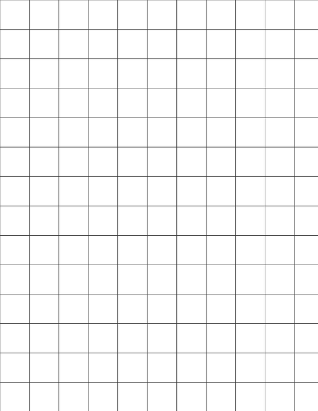 Metric Grid Paper (20mm) - Black with 5x5 Grid