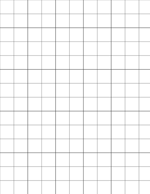 Metric Grid Paper (20mm) - Black with 5x5 Grid