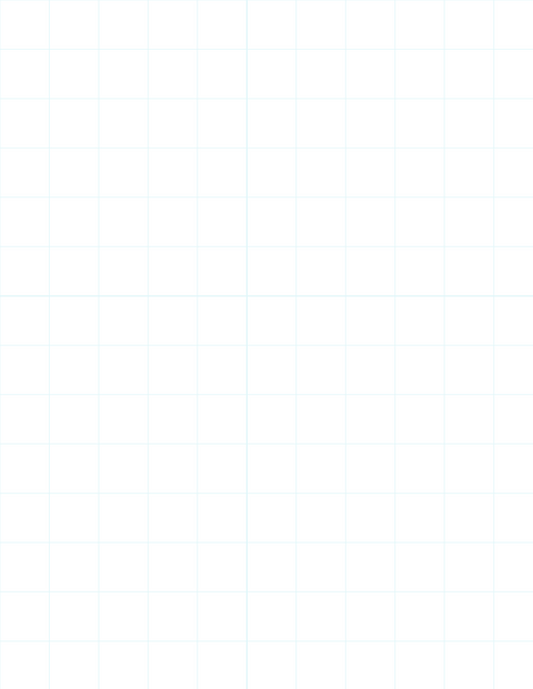 Metric Grid Paper (20mm) - Cyan with 2x2 Quadrants