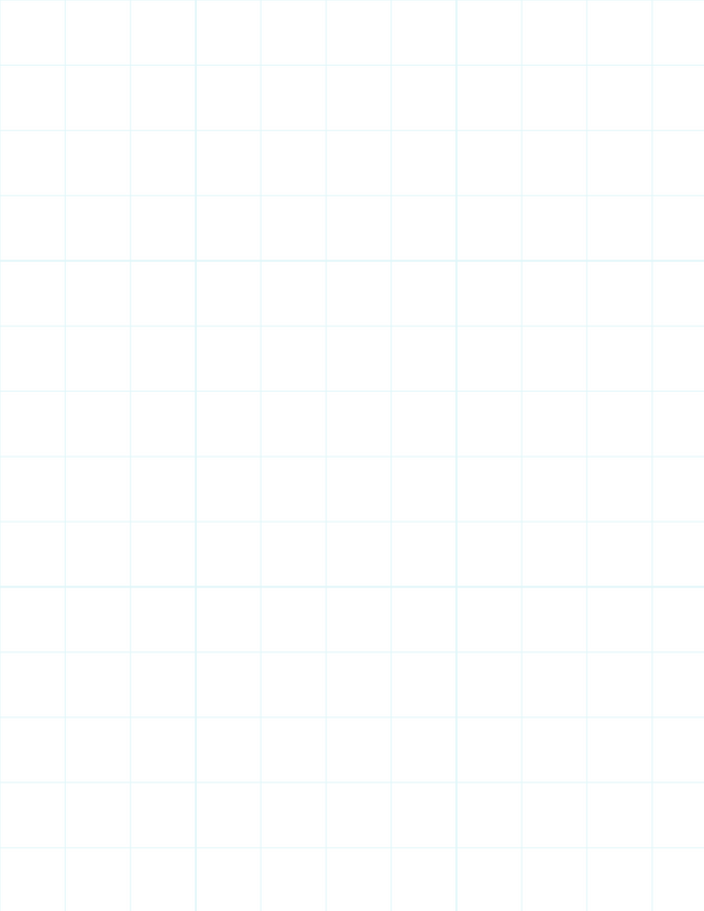 Metric Grid Paper (20mm) - Cyan with 3x3 Grid