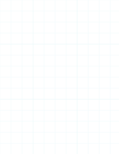 Metric Grid Paper (20mm) - Cyan with 3x3 Grid