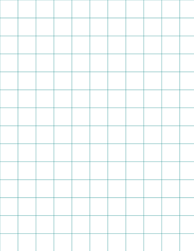 Metric Grid Paper (20mm) - Teal Standard