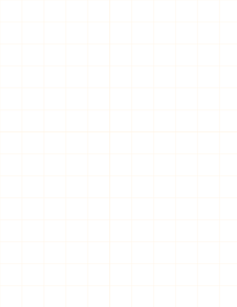 Metric Grid Paper (20mm) - Orange with 2x2 Quadrants