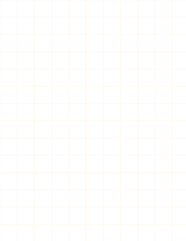 Metric Grid Paper (20mm) - Orange with 4x4 Grid