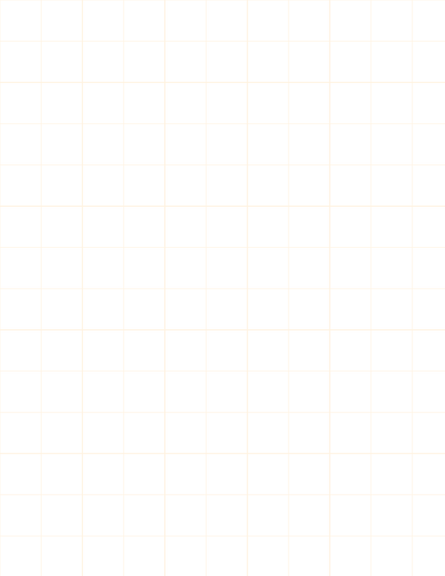 Metric Grid Paper (20mm) - Orange with 5x5 Grid