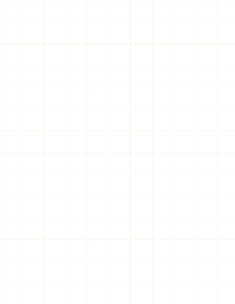 Metric Grid Paper (20mm) - Orange with 5x5 Grid