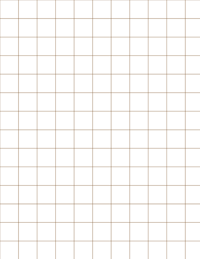 Metric Grid Paper (20mm) - Sepia Standard