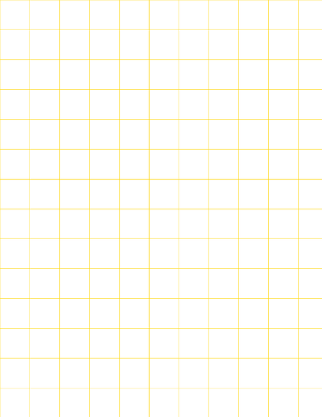 Metric Grid Paper (20mm) - Gold with 2x2 Quadrants