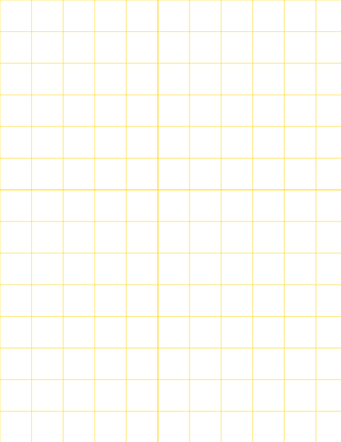 Metric Grid Paper (20mm) - Gold with 2x2 Quadrants