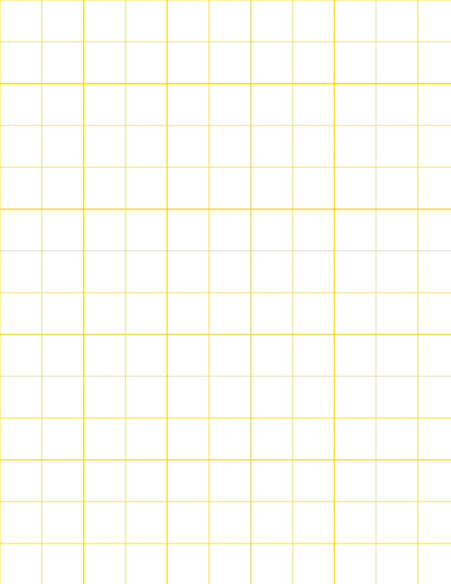 Metric Grid Paper (20mm) - Gold with 5x5 Grid