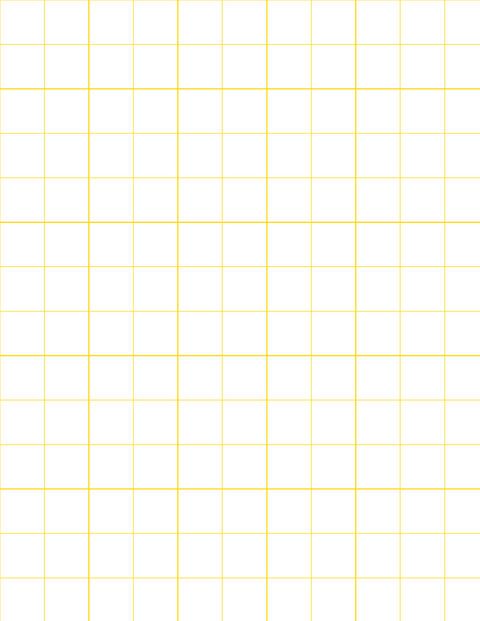 Metric Grid Paper (20mm) - Gold with 5x5 Grid