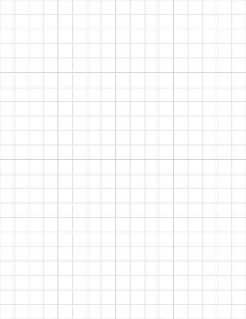 Large-Scale Grid Paper (1/2-inch) - Gray with 4x4 Grid