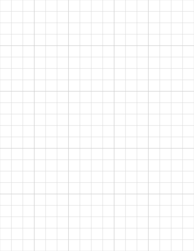 Large-Scale Grid Paper (1/2-inch) - Gray with 5x5 Grid