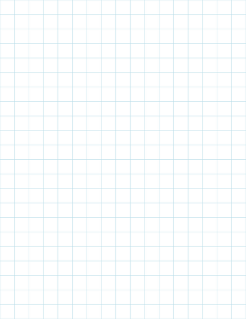 Large-Scale Grid Paper (1/2-inch) - Blue Standard