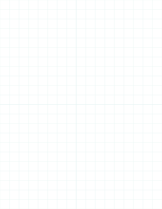 Large-Scale Grid Paper (1/2-inch) - Green with 2x2 Quadrants