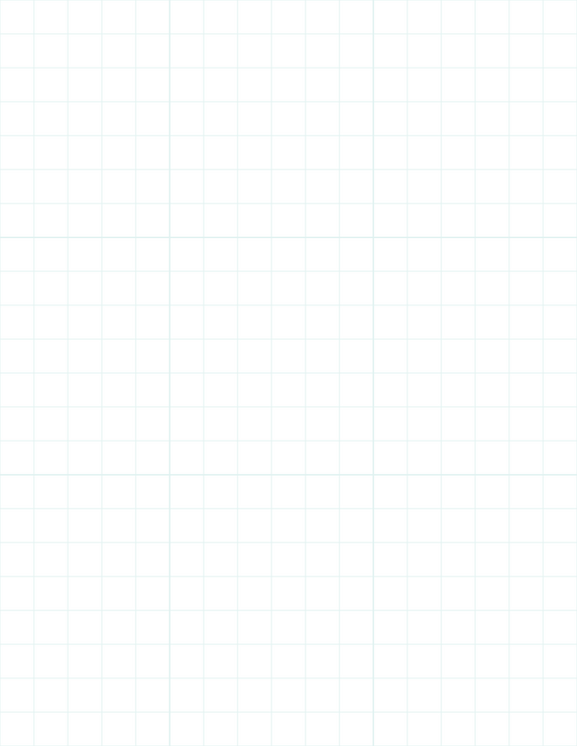 Large-Scale Grid Paper (1/2-inch) - Green with 3x3 Grid