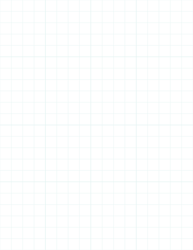 Large-Scale Grid Paper (1/2-inch) - Green with 4x4 Grid