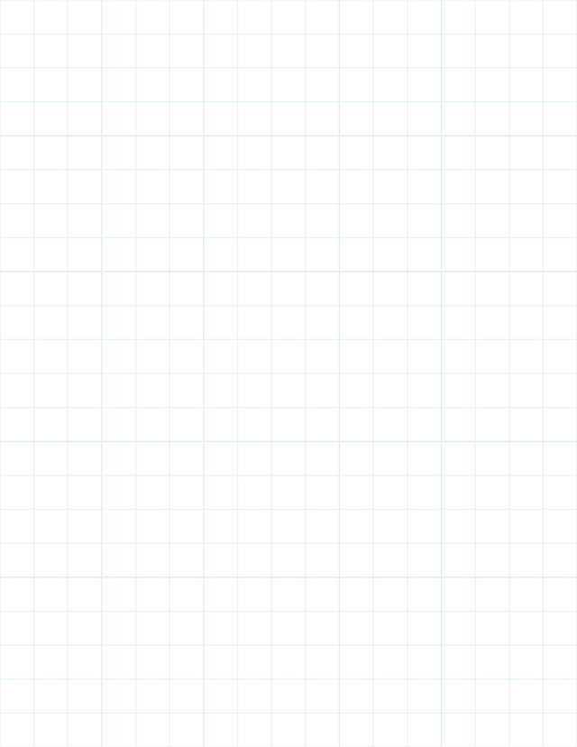 Large-Scale Grid Paper (1/2-inch) - Green with 5x5 Grid