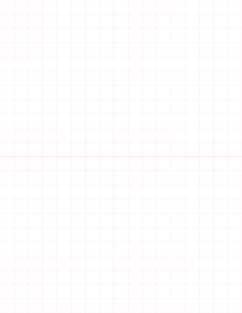 Large-Scale Grid Paper (1/2-inch) - Red with 2x2 Quadrants