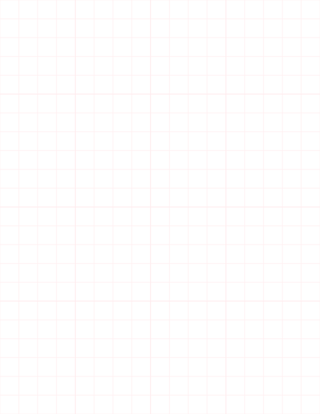 Large-Scale Grid Paper (1/2-inch) - Red with 4x4 Grid