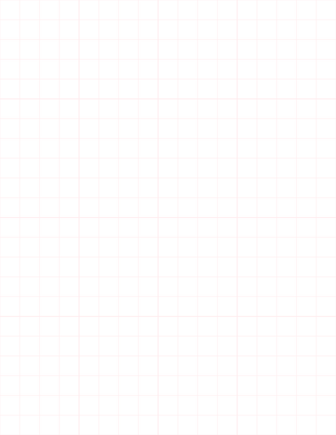 Large-Scale Grid Paper (1/2-inch) - Red with 4x4 Grid