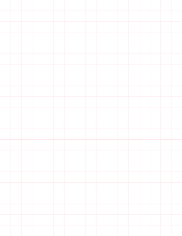 Large-Scale Grid Paper (1/2-inch) - Red with 5x5 Grid