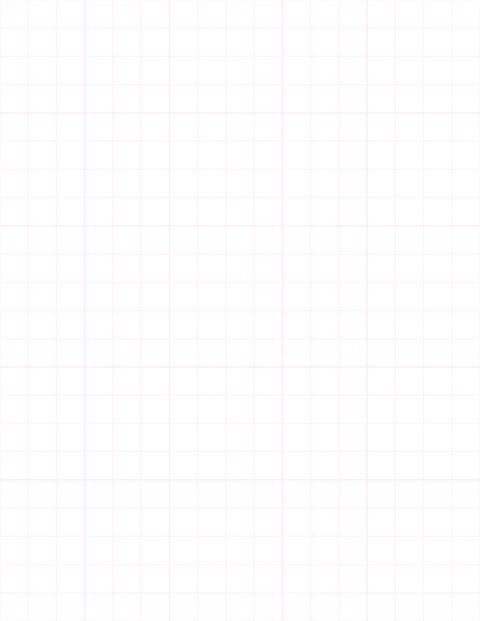 Large-Scale Grid Paper (1/2-inch) - Red with 5x5 Grid