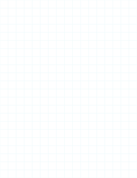 Large-Scale Grid Paper (1/2-inch) - Cyan Standard