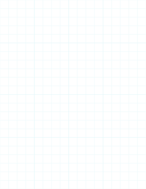 Large-Scale Grid Paper (1/2-inch) - Cyan with 4x4 Grid