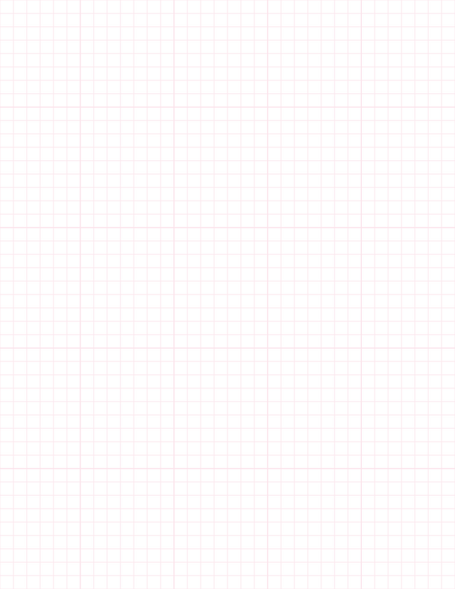 1/4-inch Grid Paper - Pink with 5x5 Grid