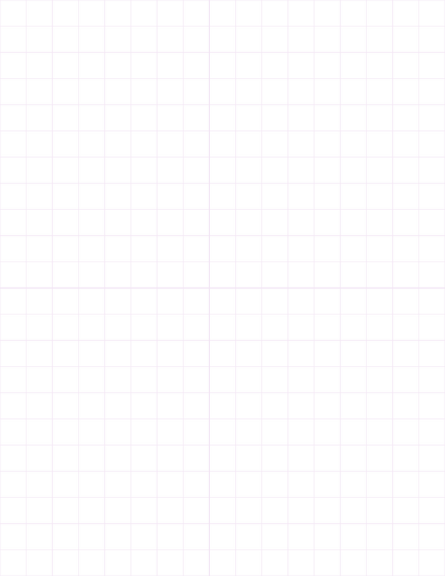 Large-Scale Grid Paper (1/2-inch) - Purple with 2x2 Quadrants