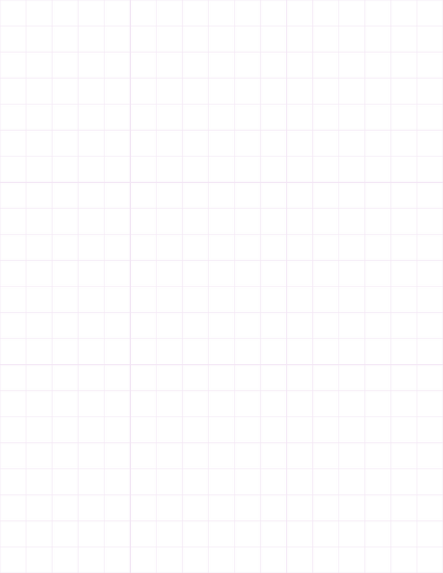 Large-Scale Grid Paper (1/2-inch) - Purple with 3x3 Grid