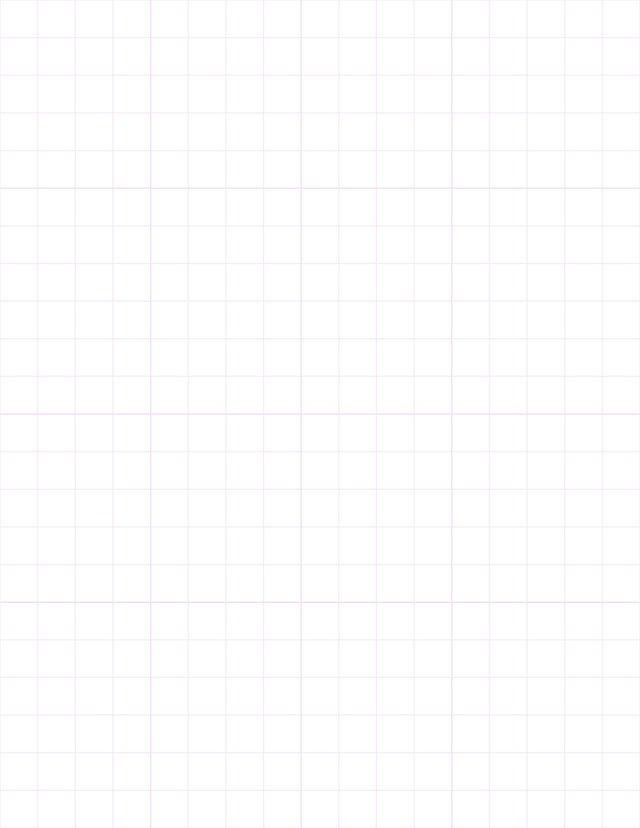 Large-Scale Grid Paper (1/2-inch) - Purple with 4x4 Grid