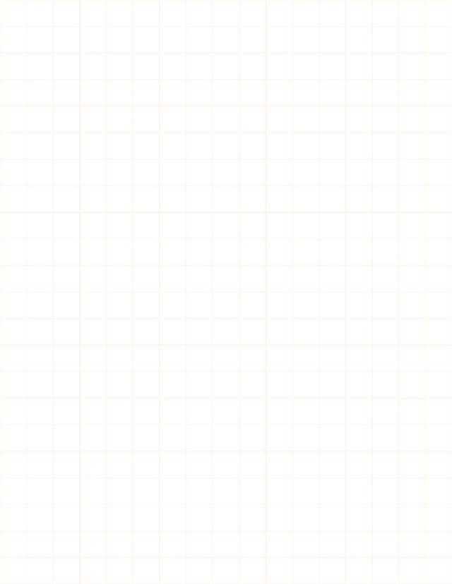 Large-Scale Grid Paper (1/2-inch) - Orange with 5x5 Grid