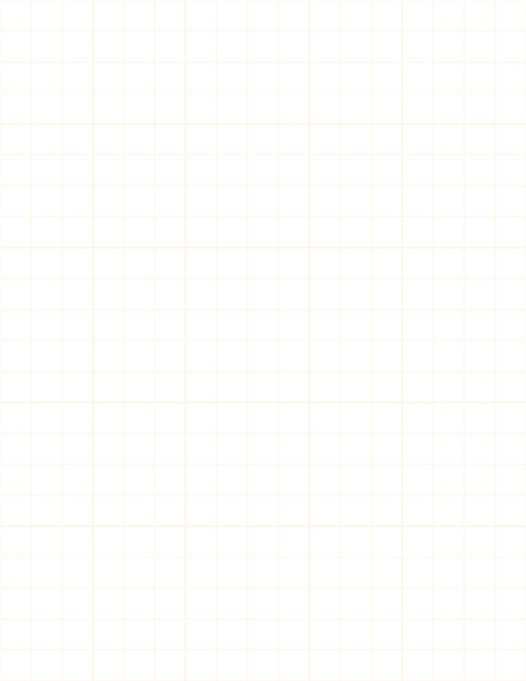 Large-Scale Grid Paper (1/2-inch) - Orange with 5x5 Grid