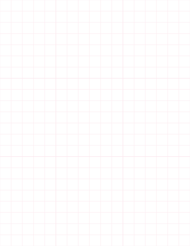Large-Scale Grid Paper (1/2-inch) - Pink with 3x3 Grid